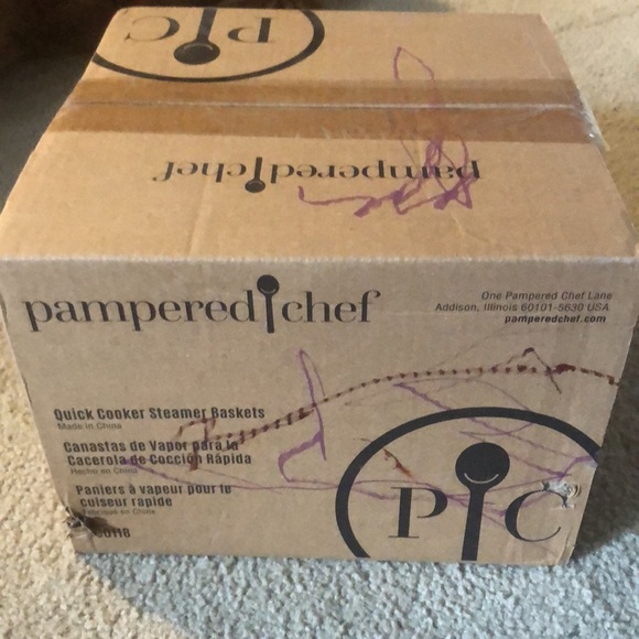 Pampered Chef Kitchen Pampered Chef Quick Cooker Steamer Baskets